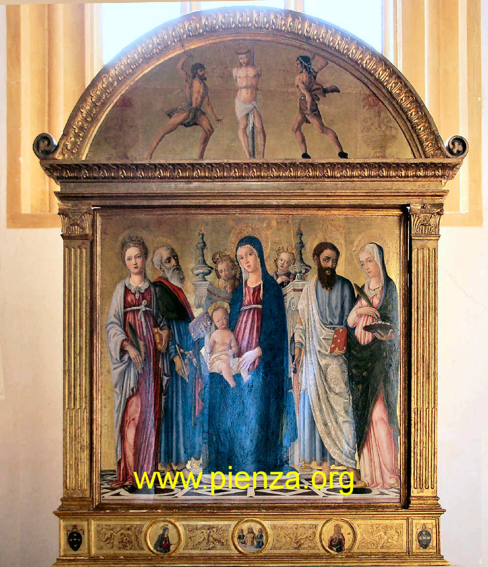 Madonna in Trono con Bambino tra i Santi Bartolomeo, Caterina, Lucia e Matteo